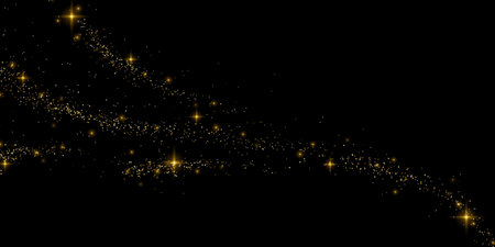 Glittering star effect background Elegant vector illustrationのイラスト素材
