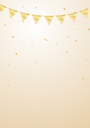 party flag background for celebration vector illustrationのイラスト素材