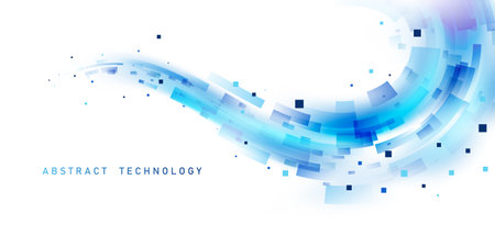 Abstract technology background, modern design vector illustrationのイラスト素材