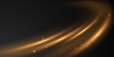 beautiful light luxury effect background on black background abstract design vector illustrationのイラスト素材