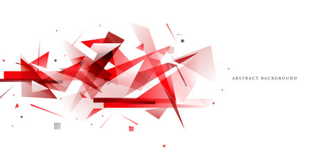 Abstract line red black background concept Vector graphic designのイラスト素材
