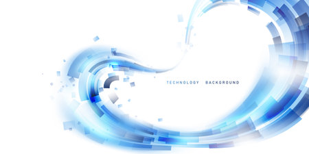 Abstract technology background, modern design vector illustrationのイラスト素材