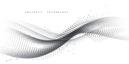 Abstract technology background, modern design vector illustrationのイラスト素材