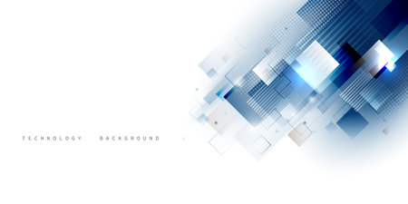 Abstract technology background, modern design vector illustrationのイラスト素材