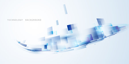 Abstract technology background, modern design vector illustrationのイラスト素材