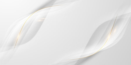 White abstract background with luxury vector illustration.のイラスト素材