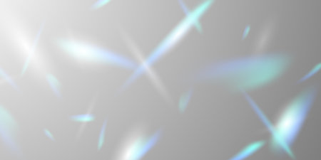 Light effect and zigzag ribbon falling from above on a beam of light, tinsel vectorのイラスト素材