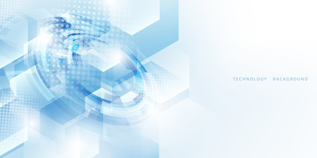 Abstract technology background, modern design vector illustrationのイラスト素材