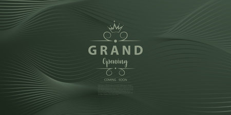 Design your store opening card, vector illustration, beautiful business banner template.のイラスト素材