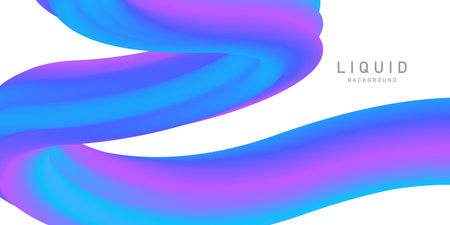 Pastel liquid wave background. Modern abstract design vector.のイラスト素材