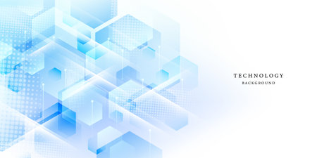 Abstract technology background, modern design vector illustrationのイラスト素材