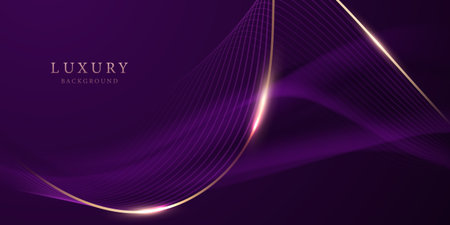 purple abstract background with luxury elements vector illustrationのイラスト素材
