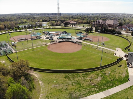 Softball Fields in Southlake Texasのeditorial素材