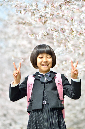 New girl cherryの写真素材