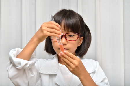 Science for girlsの写真素材