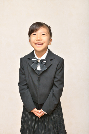 Elementary School first grade girlsの写真素材