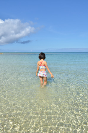 Enjoy the Beach girlsの写真素材