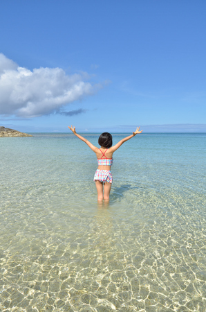 Enjoy the Beach girlsの写真素材