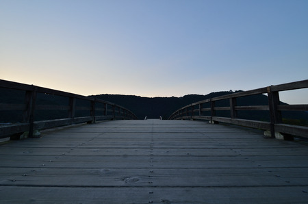 Kintaikyo bridge (Japan Yamaguchi Iwakuni evening)の写真素材