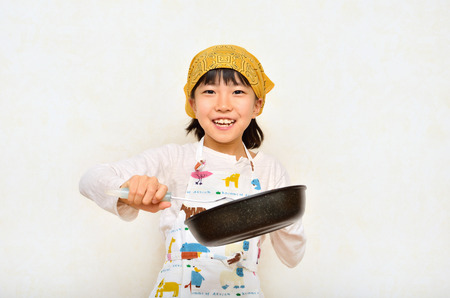 Girl cookの写真素材