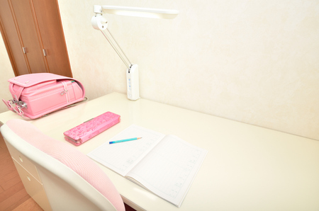 Girl's study roomの写真素材