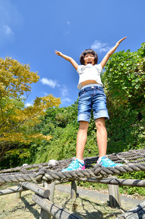 Enjoy the athletic girlsの写真素材