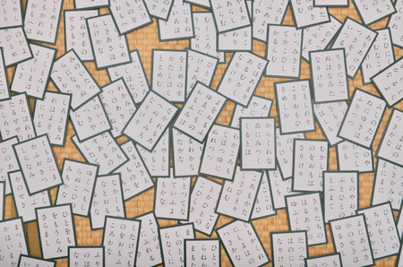 Japanese card gameの写真素材