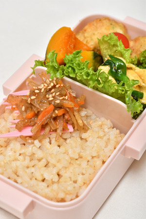 Japanese delicious lunchの写真素材