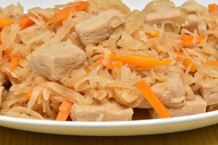 Simmered Dried radish and Freeze dried Tofu seasoned with Japanese soup stockの写真素材