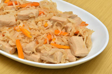 Simmered Dried radish and Freeze dried Tofu seasoned with Japanese soup stockの写真素材