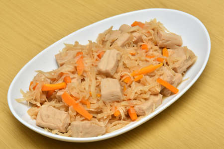 Simmered Dried radish and Freeze dried Tofu seasoned with Japanese soup stockの写真素材