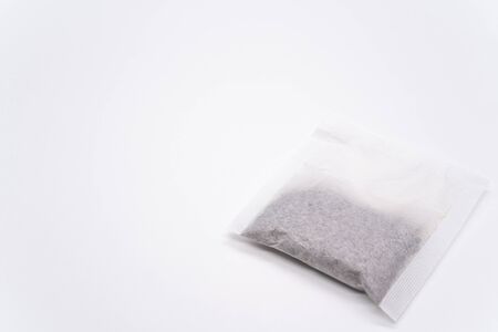 Pack of barley tea on white backgroundの写真素材