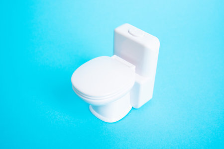 Miniature Western-style toiletの写真素材