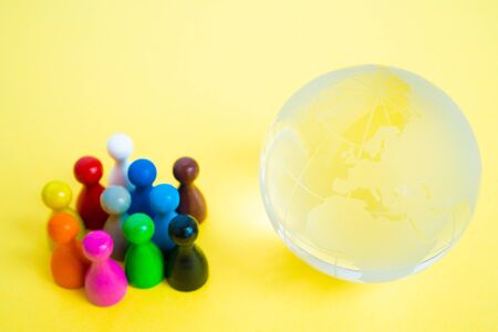 Image of earth and humankindの写真素材