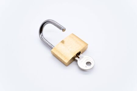 Open the padlockの写真素材