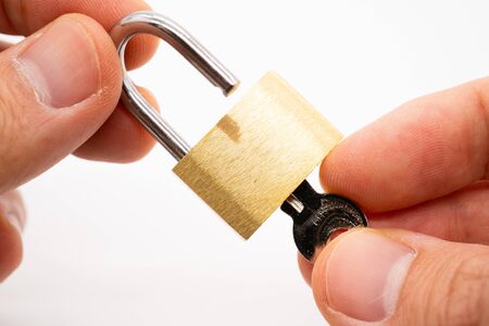 Open the padlock