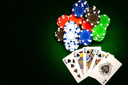 Royal straight flush poker hand