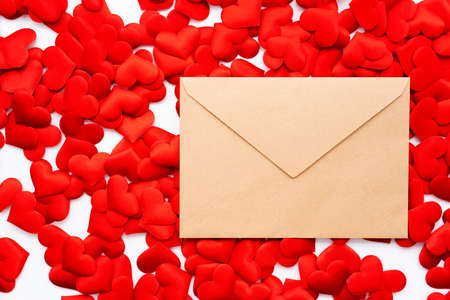 Love Letters, Lots of Hearts and Lettersの写真素材