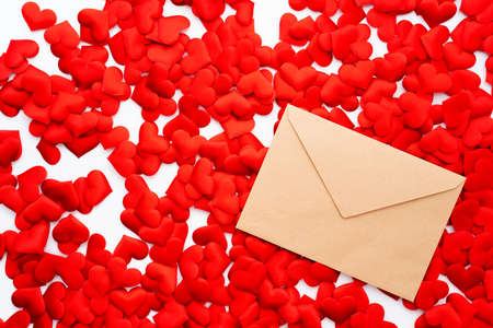 Love Letters, Lots of Hearts and Lettersの写真素材