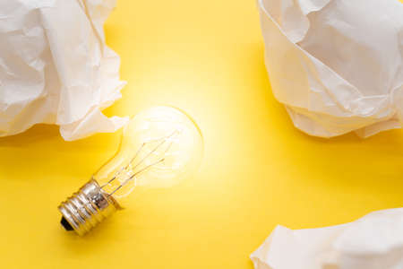 Ideas and Light Bulbs.
The image that inspired the idea.の写真素材