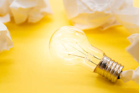Ideas and Light Bulbs.
The image that inspired the idea.の写真素材