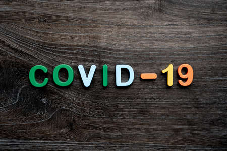 COVID-19 Lettersの写真素材