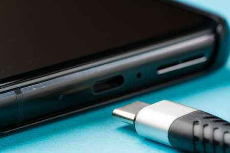 Charging Smartphonesの写真素材