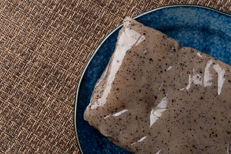 Konnyaku, also known as Konjac or Devil's tongue, is a traditional Japanese food and is made from...