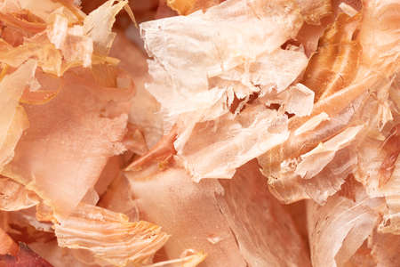 Bonito Flakes,dried fish that is used to make brothの写真素材