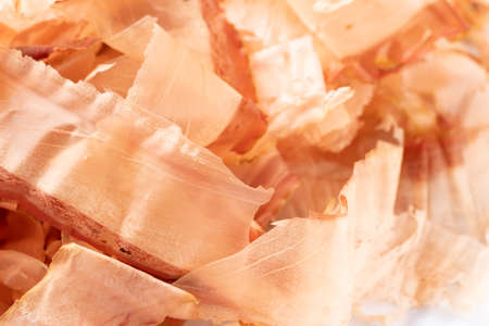 Bonito Flakes,dried fish that is used to make brothの写真素材