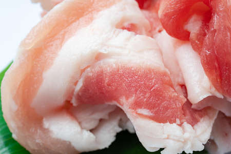 boneless pork ribsの写真素材