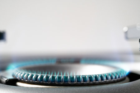 Gas Stove Flameの写真素材