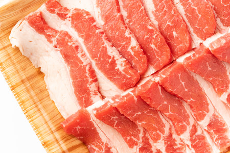 Beef ribs for grilled meatの写真素材