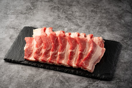 Beef ribs for grilled meatの写真素材